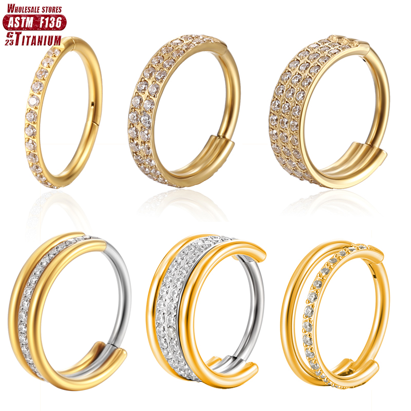 Body Jewelry Implants - F136 Titanium Nose Ring Implant Grade