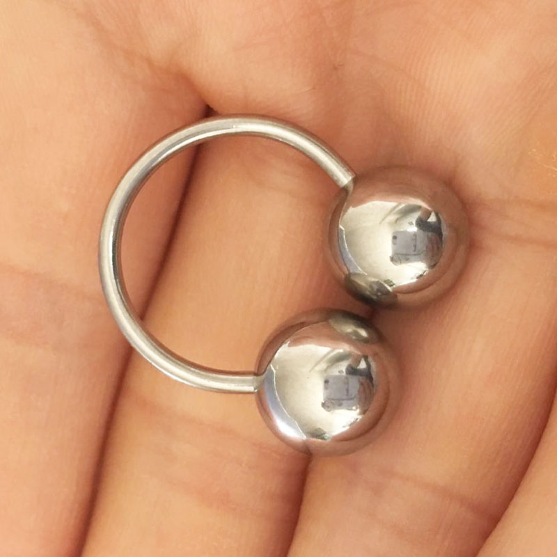 Big Ball Stainless Steel Barbe - огляд і ціна Nipple Bar Curved