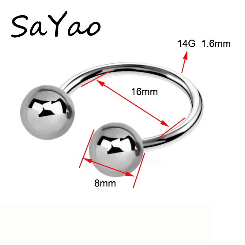 2mm Bar Stainless Steel Barbel - огляд і ціна Nipple Bar Curved