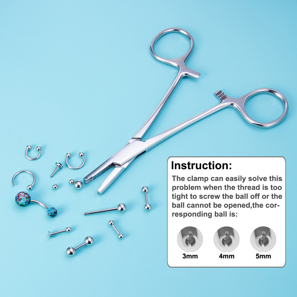 Body Piercing Tool Needle Pipe - огляд і ціна Body Jewelry Ring Opening Pliers