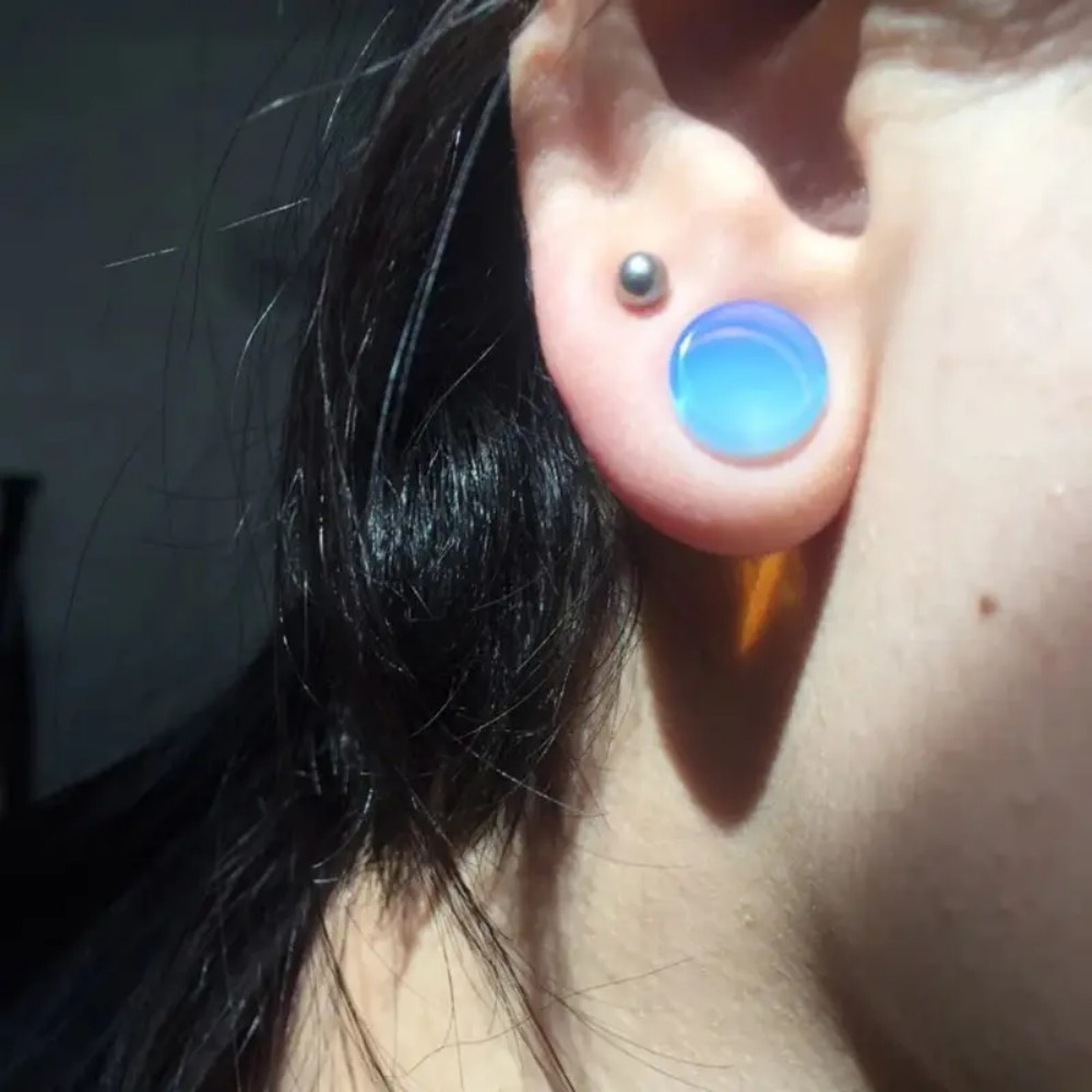 2pcs Double Flared Ear Plugs T - огляд і ціна Body Jewelry Gauge Sizes