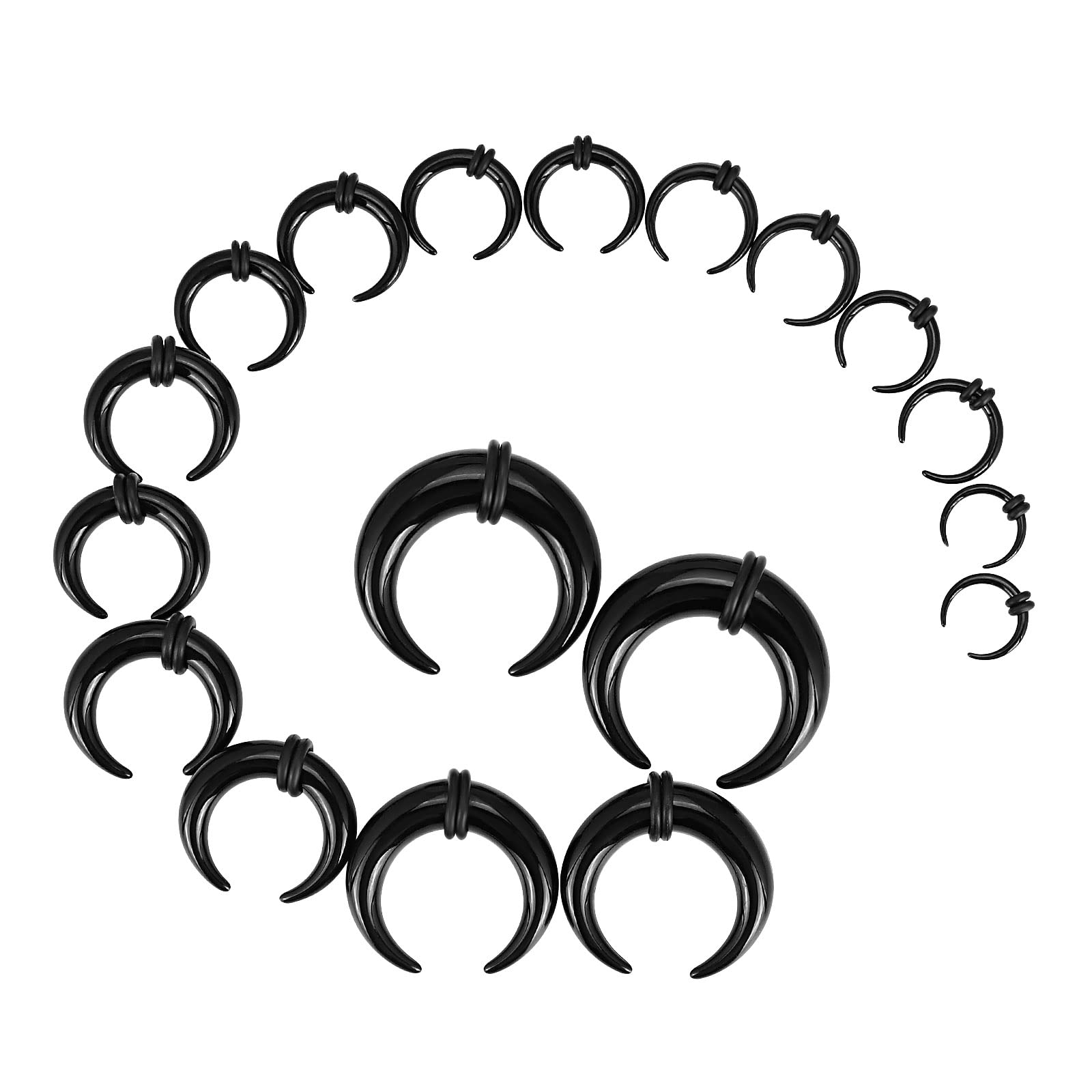 18Pcs Acrylic Septum Pincher T - огляд і ціна Body Jewelry Gauge Sizes