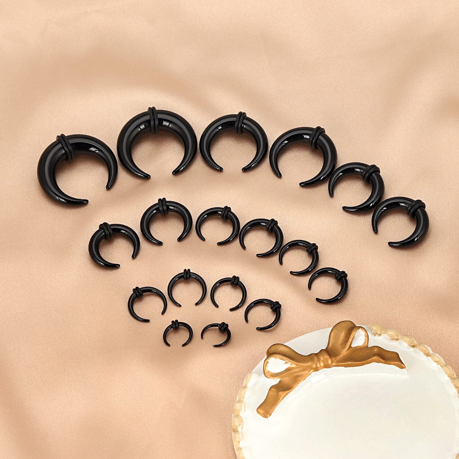 18Pcs Acrylic Septum Pincher T - огляд і ціна Body Jewelry Gauge Sizes