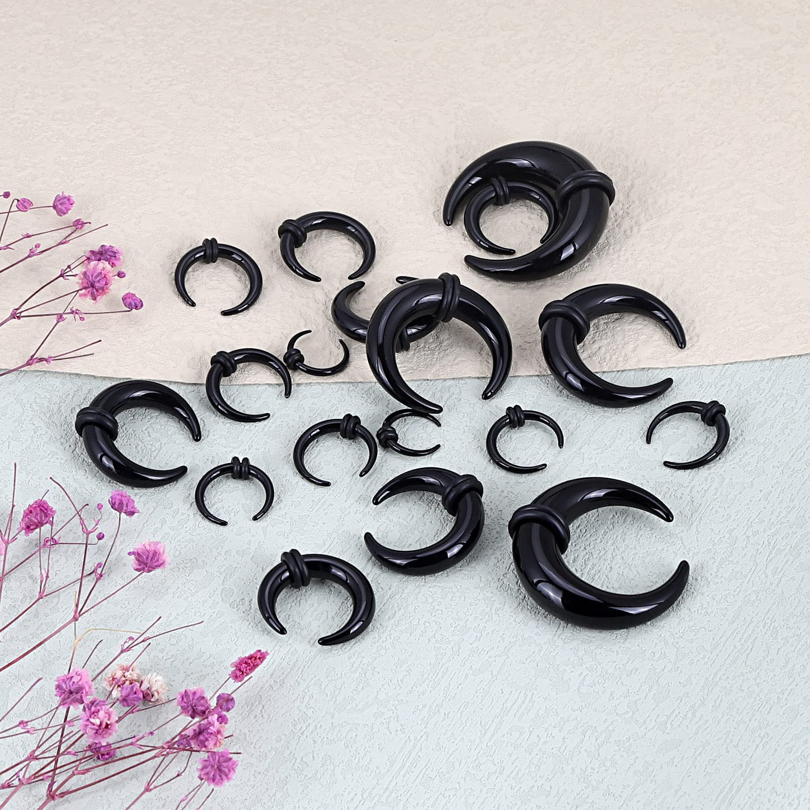 18Pcs Acrylic Septum Pincher T - огляд і ціна Body Jewelry Gauge Sizes