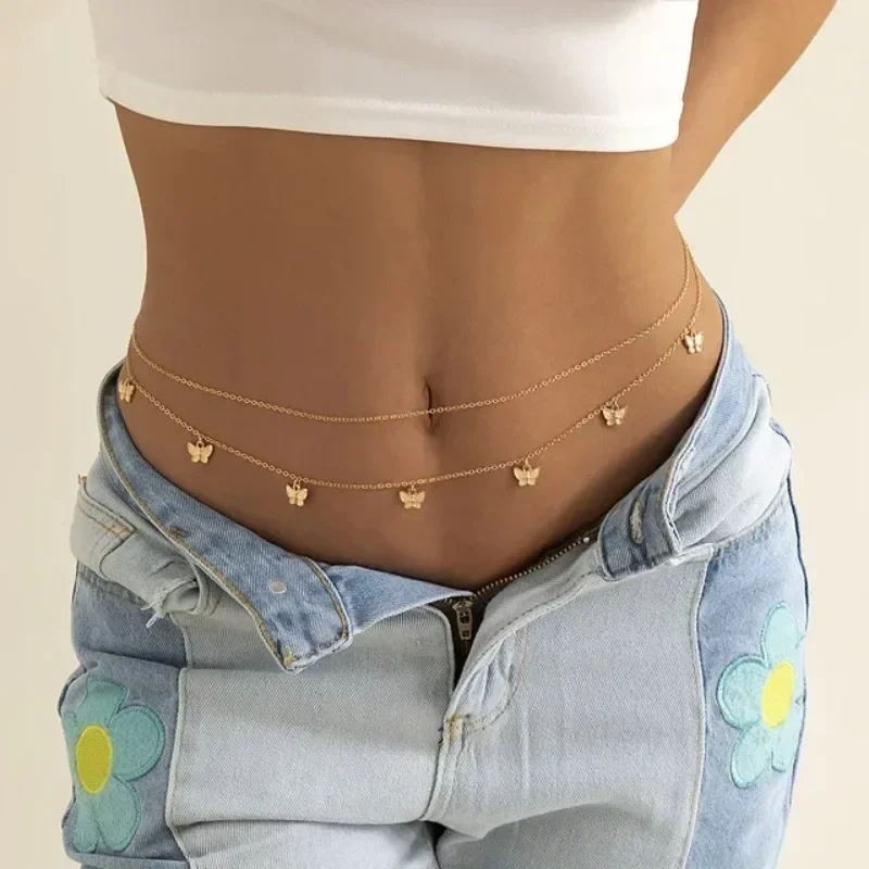 New Charm Sexy Double Layer Bu - огляд і ціна Body Jewelry For Sale