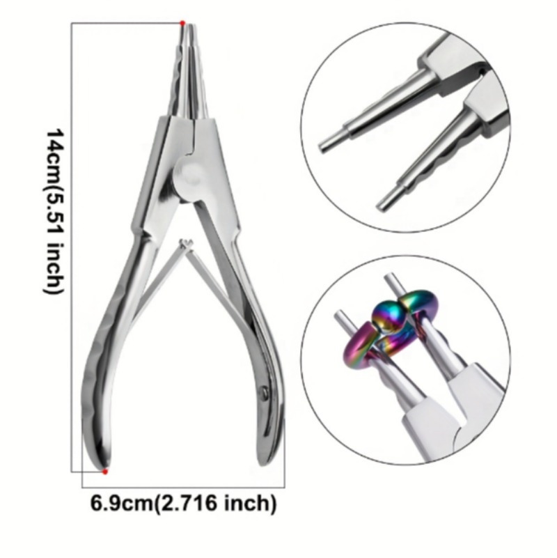 Stainless Steel Body Piercing  - огляд і ціна Body Jewelry Ring Opening Pliers