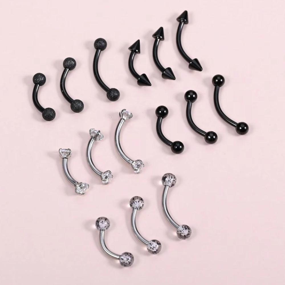 15Pcs Set 16g Piercing Jewelry - огляд і ціна Body Jewelry Vertical Labret