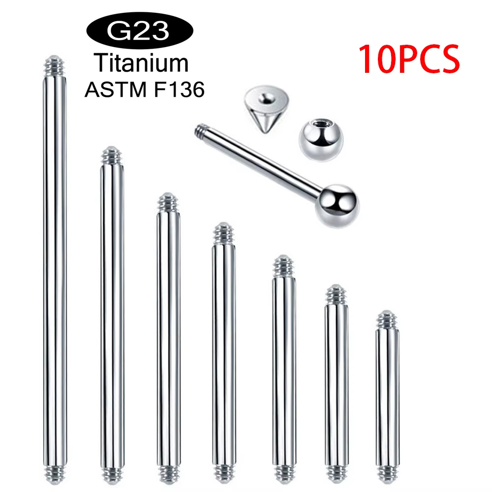 10pcs/lot ASTM F136 Implantabl - огляд і ціна Body Jewelry Implants