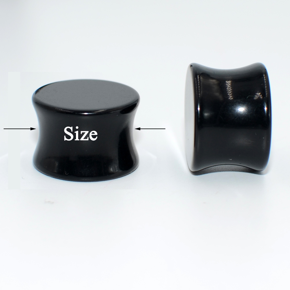 1 Pair 3mm-50mm Big Size Solid - огляд і ціна Body Jewelry Gauge Sizes