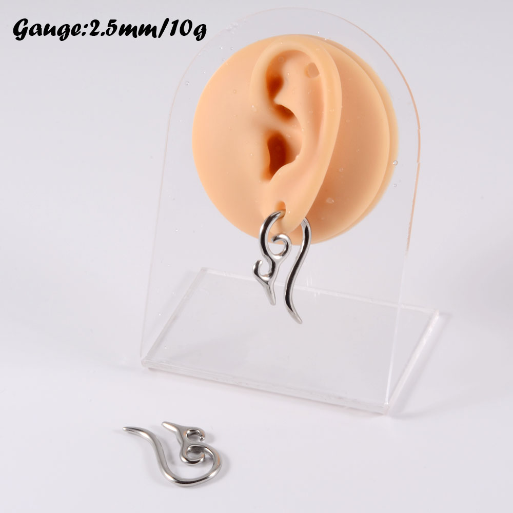 PAIR Surgical Steel Heavy Ear  - огляд і ціна Body Jewelry Gauge Sizes