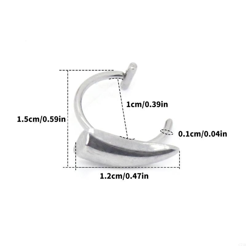 Fang Lip Cuffs No Piercing Rin - огляд і ціна Body Jewelry Lip Ring