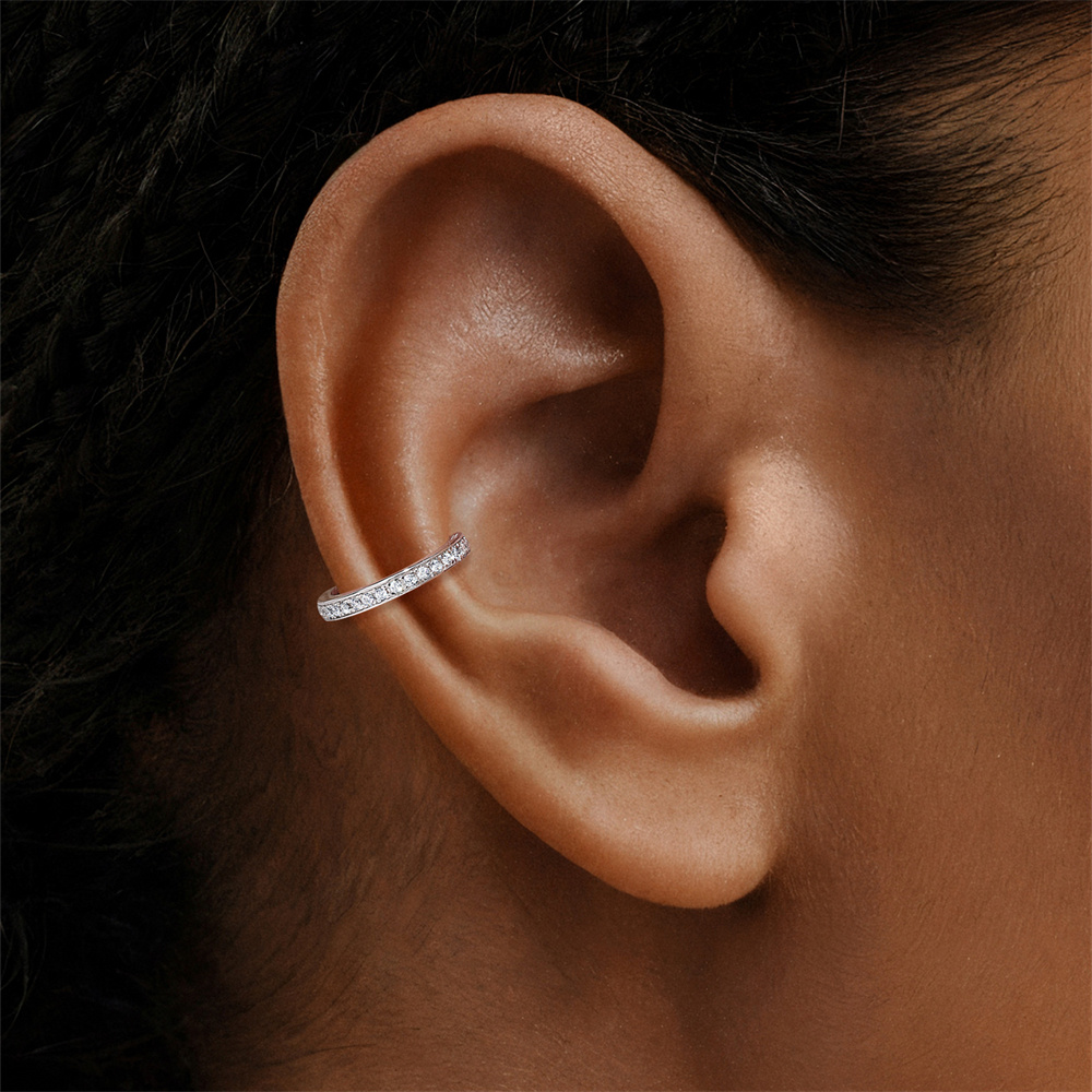 KOJ 1PC 925 Sterling Silver Mo - огляд і ціна Body Jewelry Quality