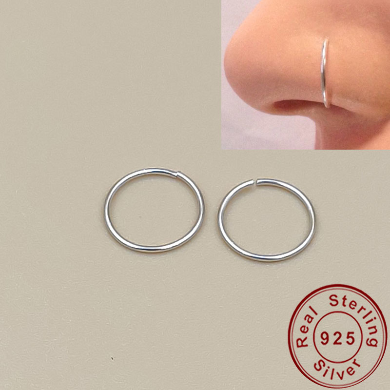 925 silver nose ring lip ring  - огляд і ціна Body Jewelry Lip Ring