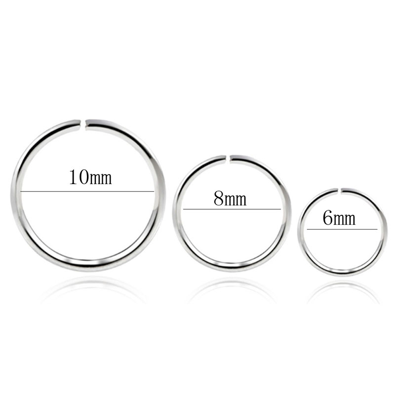 925 silver nose ring lip ring  - огляд і ціна Body Jewelry Lip Ring
