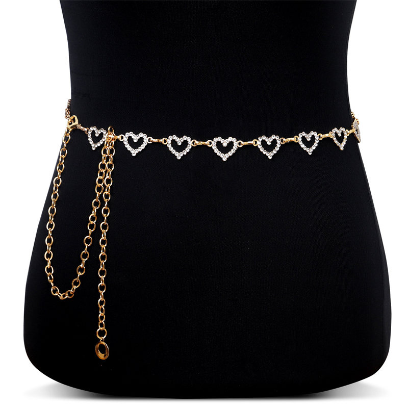 Fashion Rhinestone Heart Waist - огляд і ціна Body Jewelry For Sale