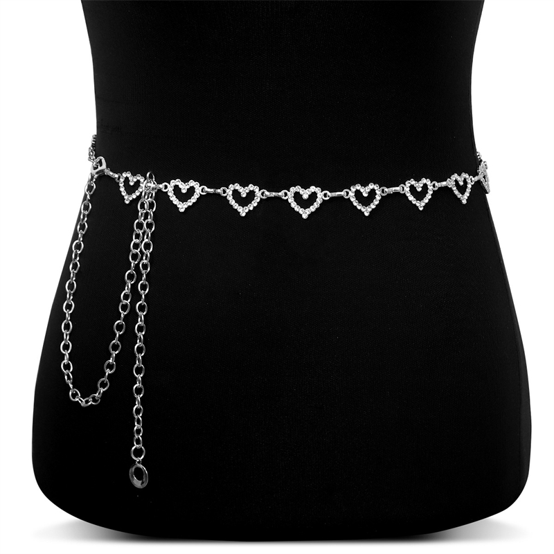 Fashion Rhinestone Heart Waist - огляд і ціна Body Jewelry For Sale