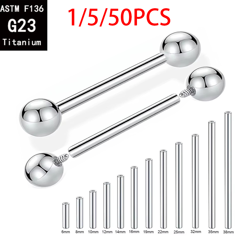 1/5/50PCS ASTM F136 Implant Gr - огляд і ціна Body Jewelry Implants