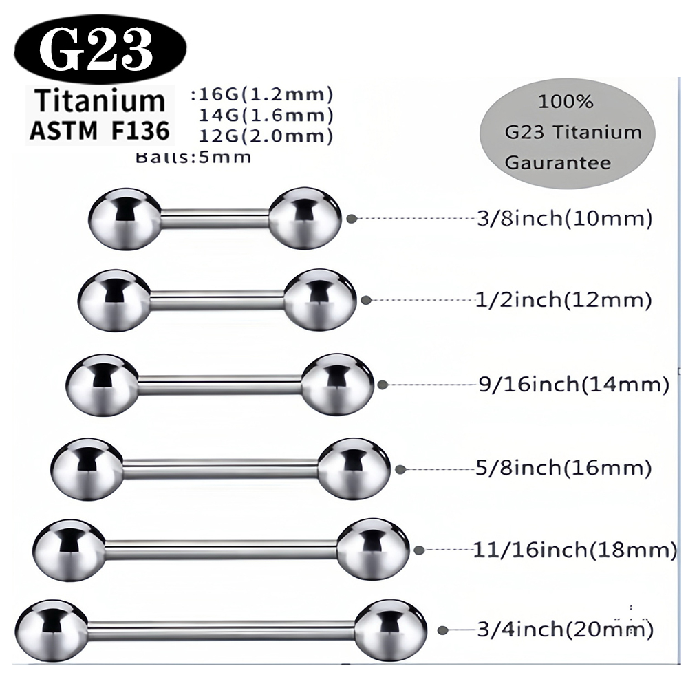 1/5/50PCS ASTM F136 Implant Gr - огляд і ціна Body Jewelry Implants
