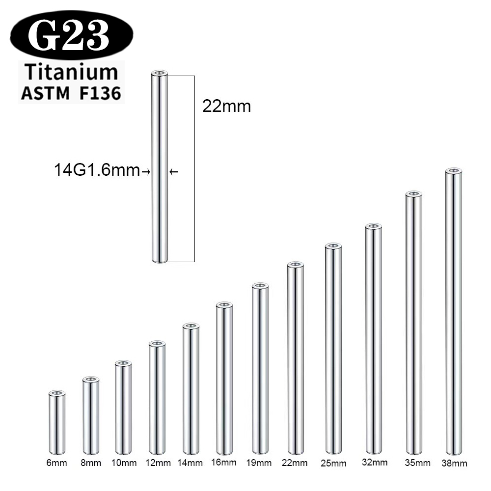 1/5/50PCS ASTM F136 Implant Gr - огляд і ціна Body Jewelry Implants
