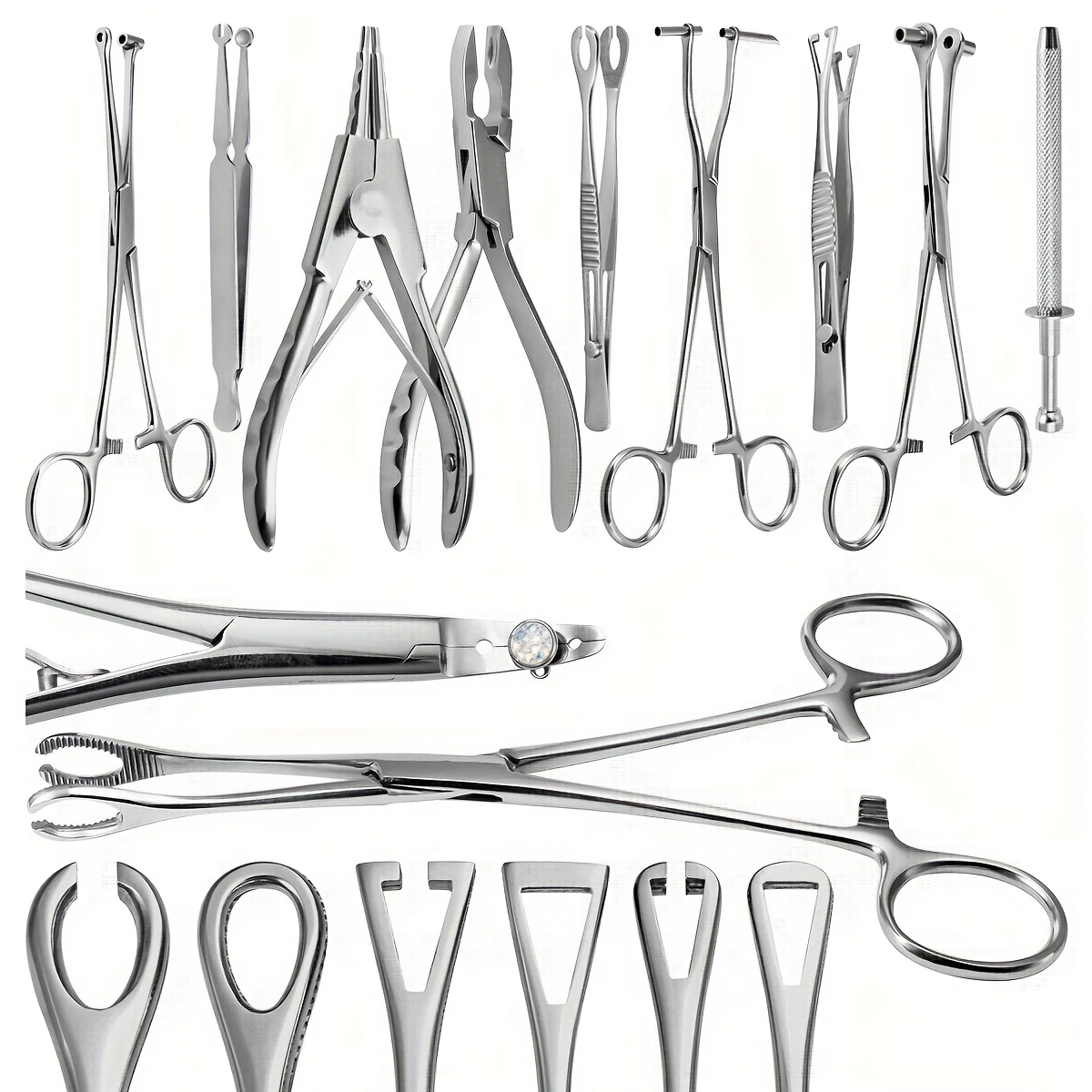 Body Piercing Tool Needle Pipe - огляд і ціна Body Jewelry Ring Opening Pliers