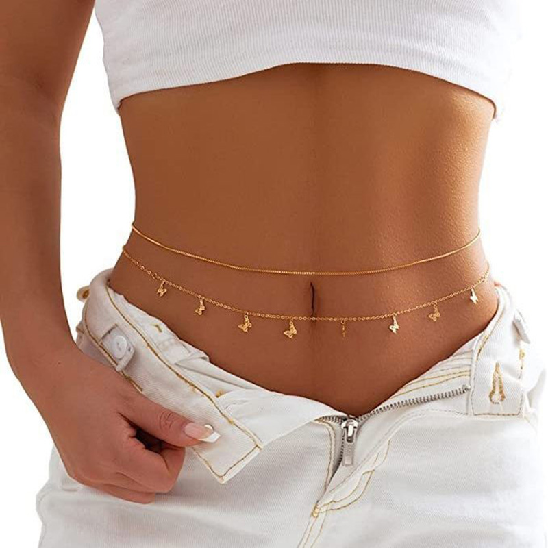 Fashion Simple Double Layer Be - огляд і ціна Body Jewelry Outfit