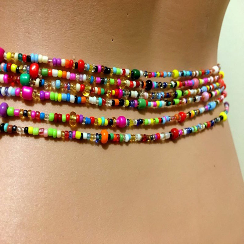 Women Layered Beaded Belly Cha - огляд і ціна Body Jewelry