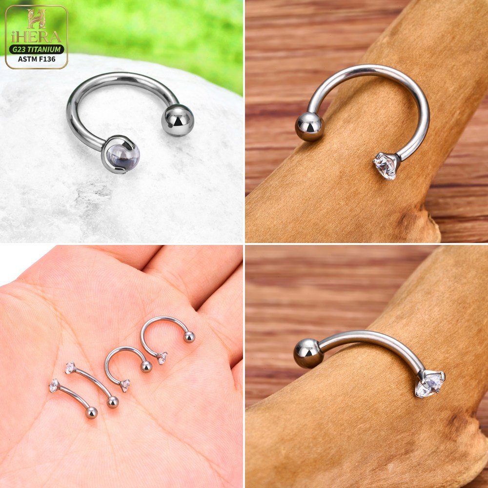 ASTM F136 Titanium Wholesale S - огляд і ціна Body Jewelry Vertical Labret